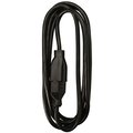 Virtual 02210ME 15 ft. Black Round Vinyl Extension Cord VI567360